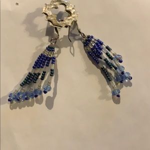 Short beaded earrings
